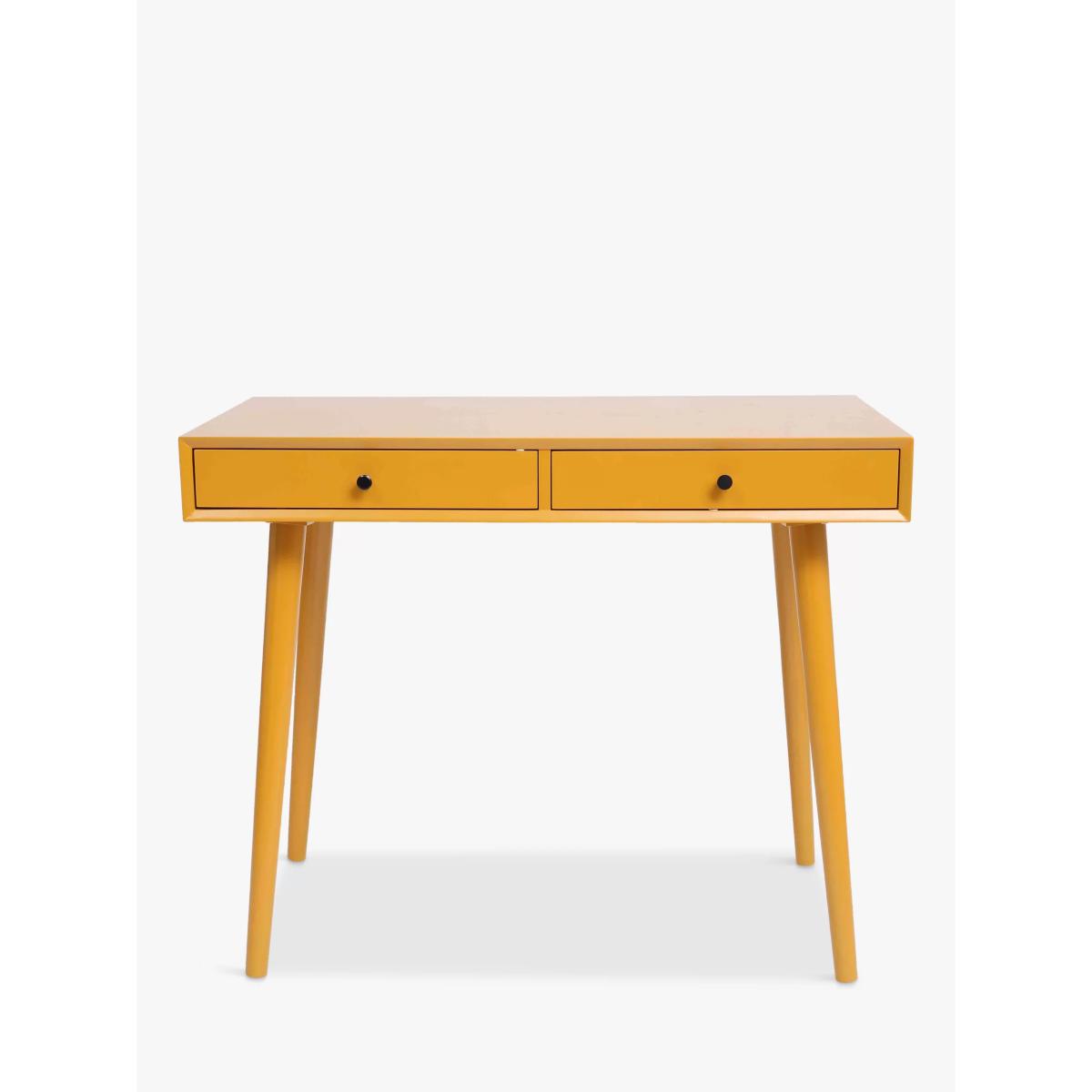 ANYDAY John Lewis & Partners Spindle Desk, Mustard – image 2