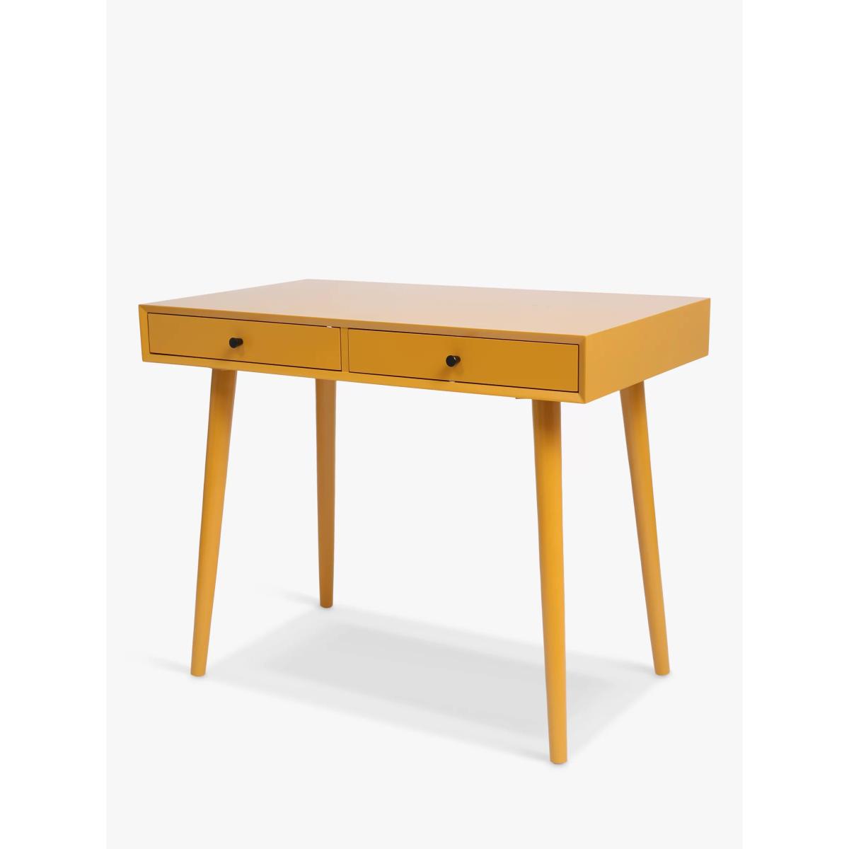 ANYDAY John Lewis & Partners Spindle Desk, Mustard – image 3