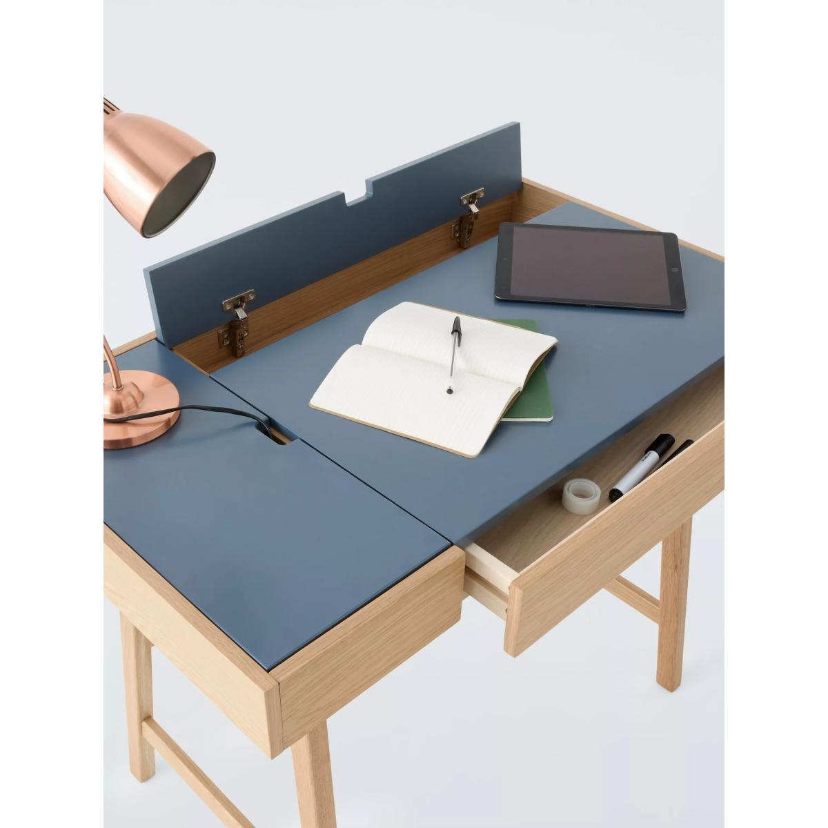 John Lewis ANYDAY Cantera Storage Desk, Blue – image 3