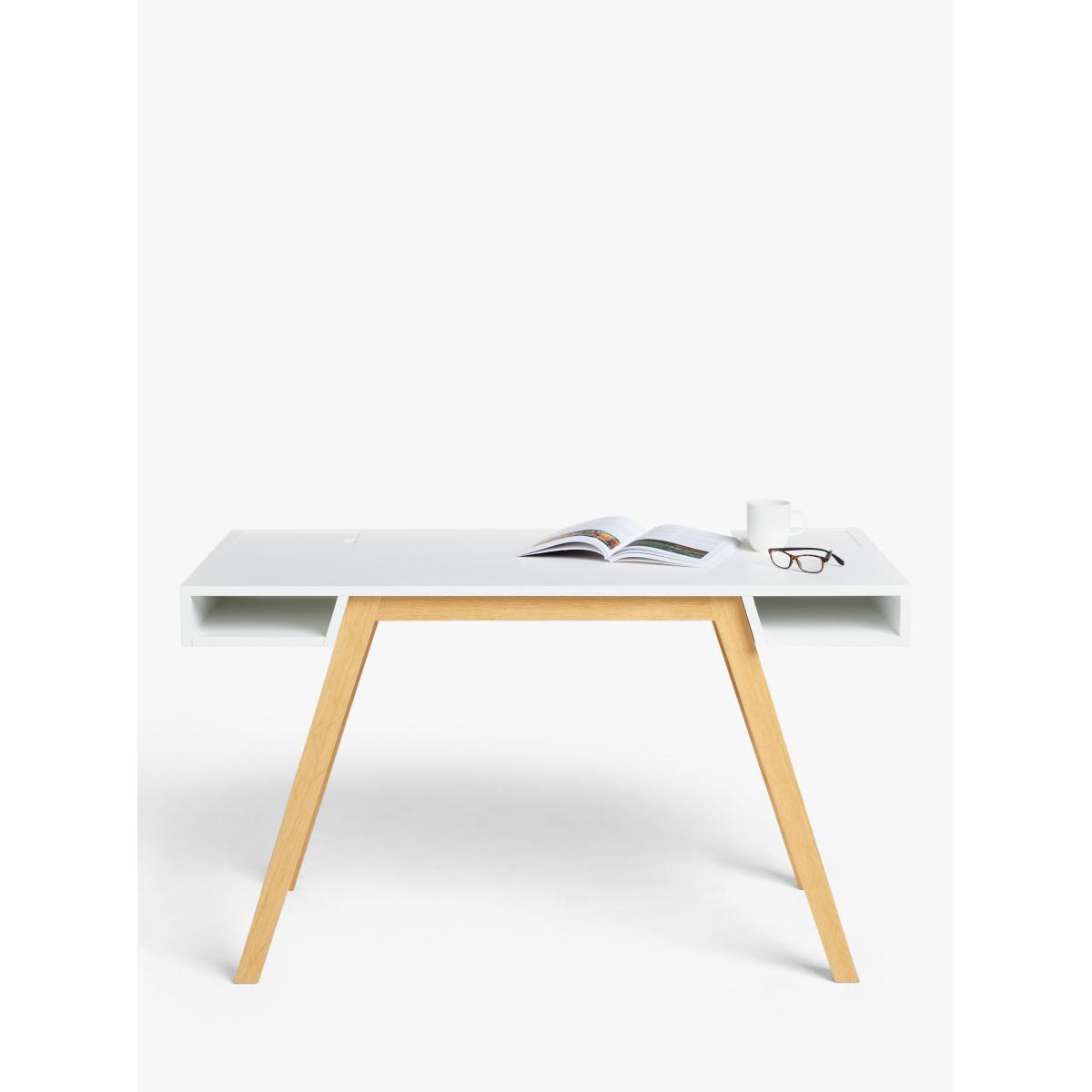 John Lewis & Partners Carter Desk, White – image 3