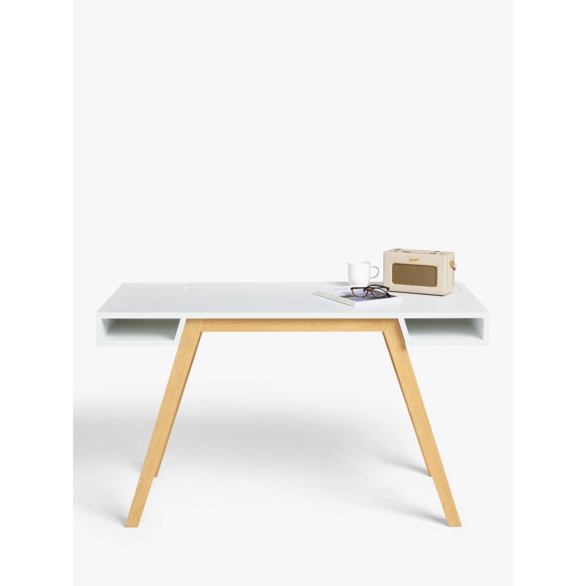 John Lewis & Partners Carter Desk, White – image 4