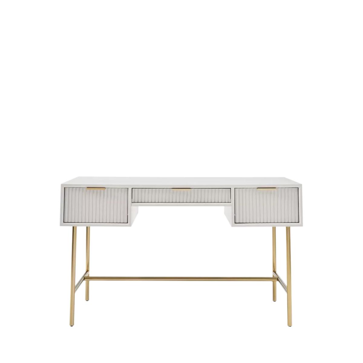 west elm Quinn Lacquer Desk, White – image 5