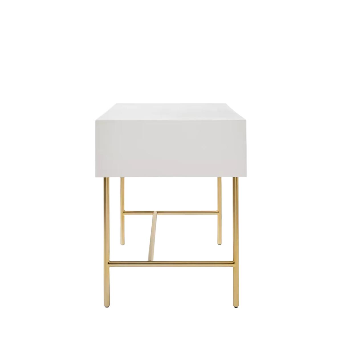 west elm Quinn Lacquer Desk, White – image 6
