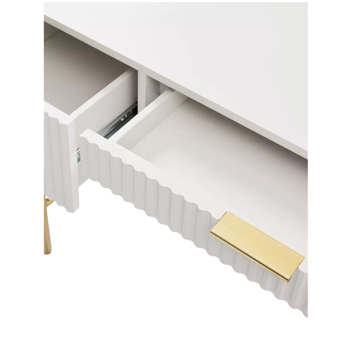 west elm Quinn Lacquer Desk, White – image 8