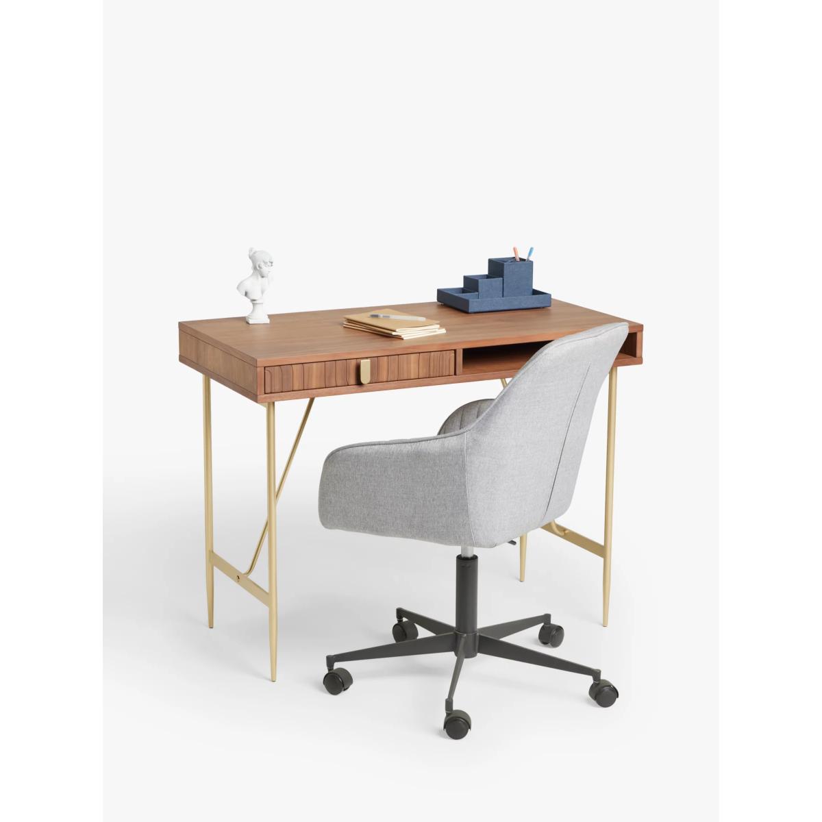 John Lewis Harvard Compact Desk, Walnut – image 5