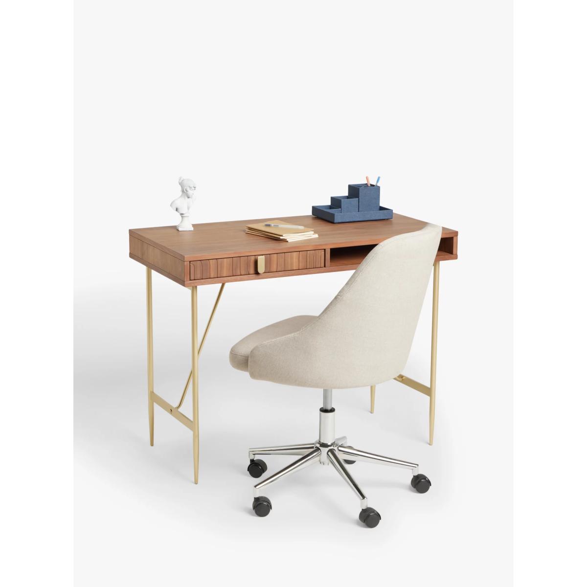 John Lewis Harvard Compact Desk, Walnut – image 6