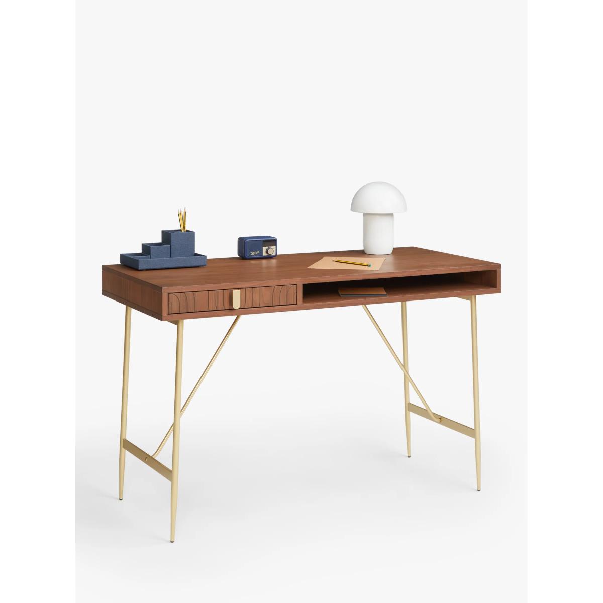 John Lewis Harvard Compact Desk, Walnut – image 8