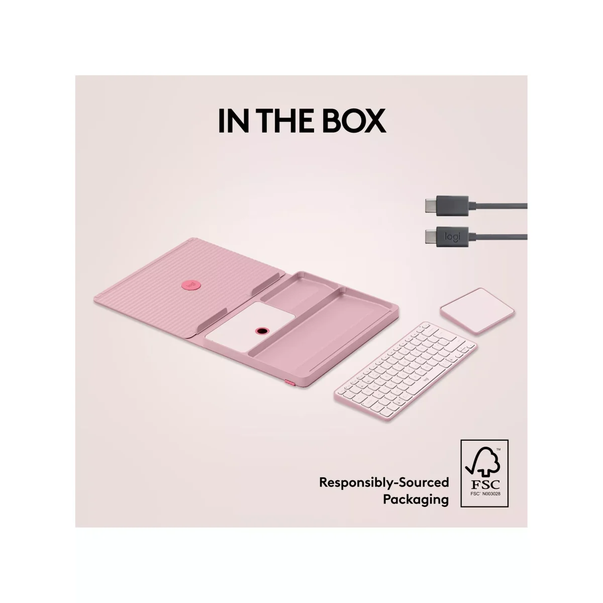 Logitech Casa Pop-Up Desk with Wireless Keyboard & Touchpad – image 8