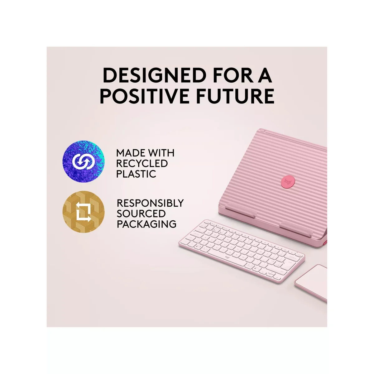 Logitech Casa Pop-Up Desk with Wireless Keyboard & Touchpad – image 10