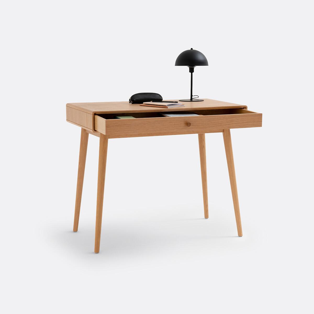 Miji 1-Drawer Scandi Oak Desk – image 5