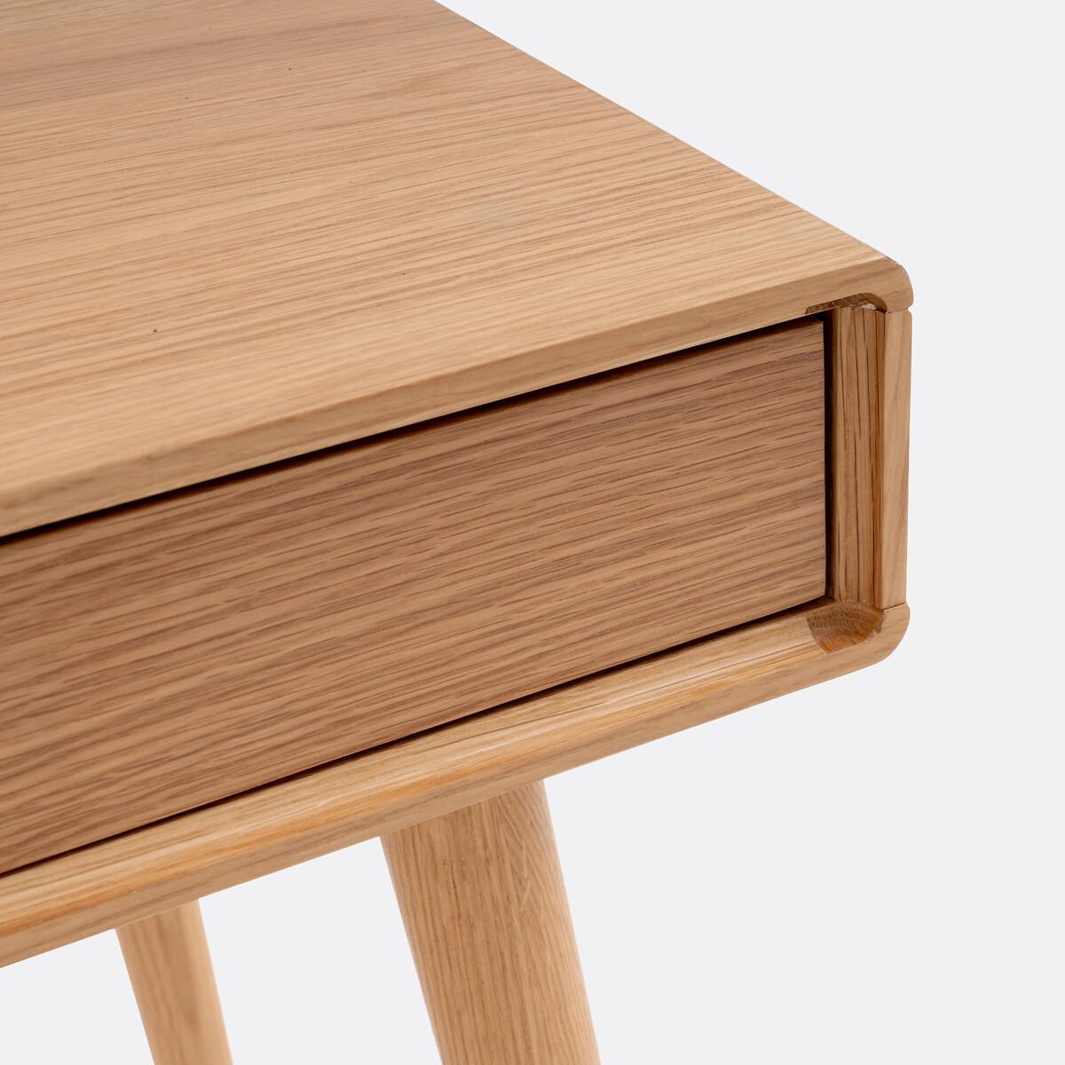 Miji 1-Drawer Scandi Oak Desk – image 6