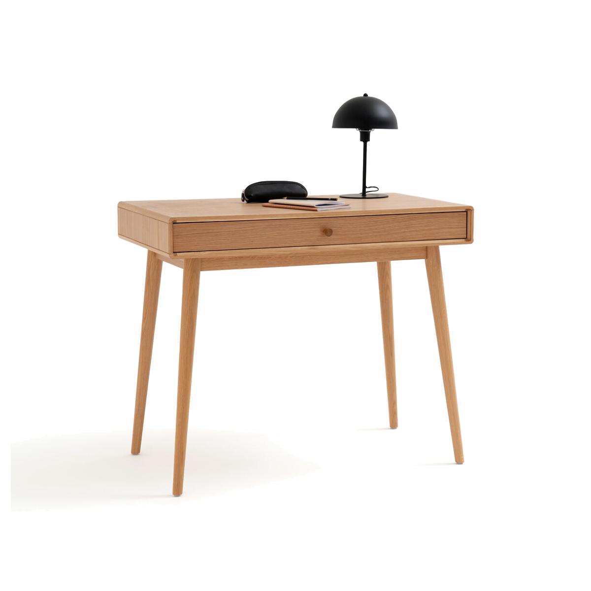 Miji 1-Drawer Scandi Oak Desk – image 1