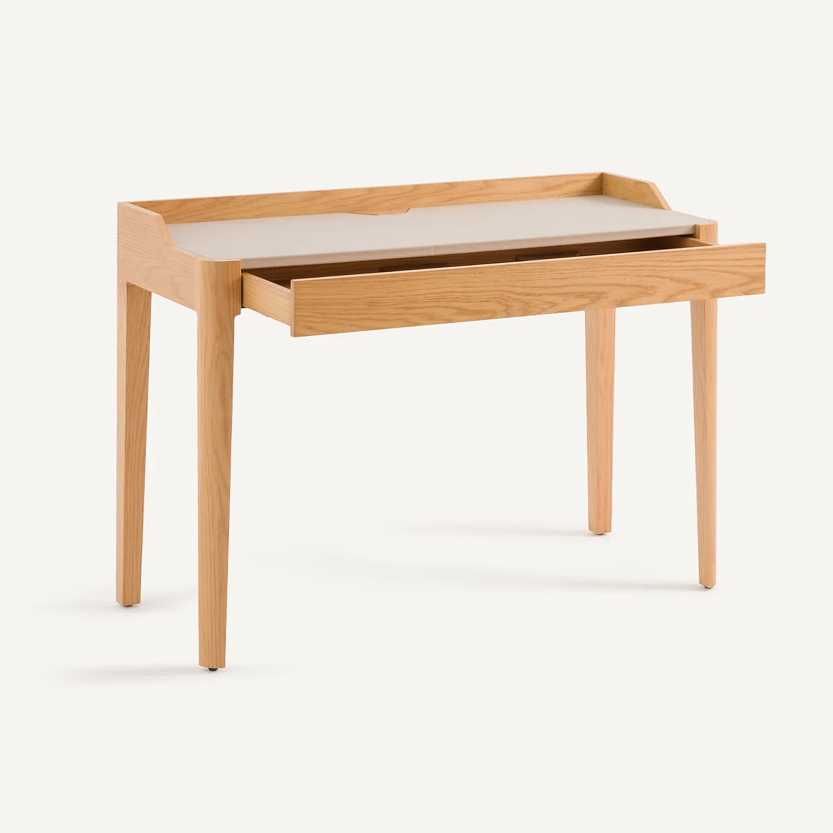 Junius Desk in Oak Veneer and Leather Designed By Emmanuel Gallina – image 4