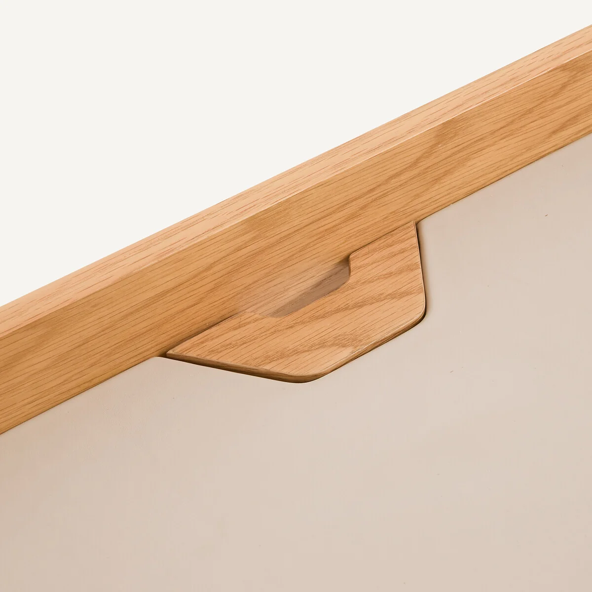 Junius Desk in Oak Veneer and Leather Designed By Emmanuel Gallina – image 6