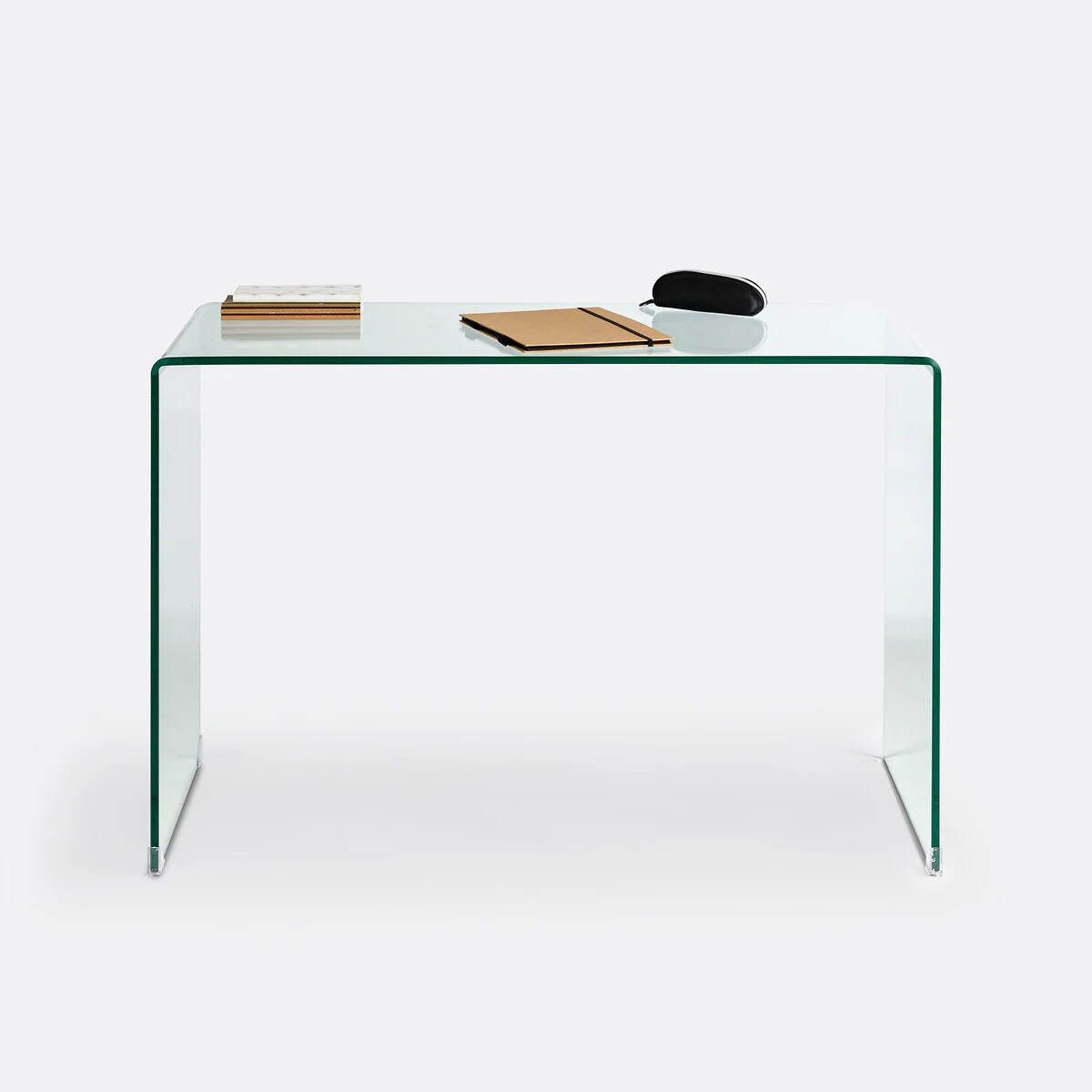 Joan Console Desk in Tempered Glass – image 3