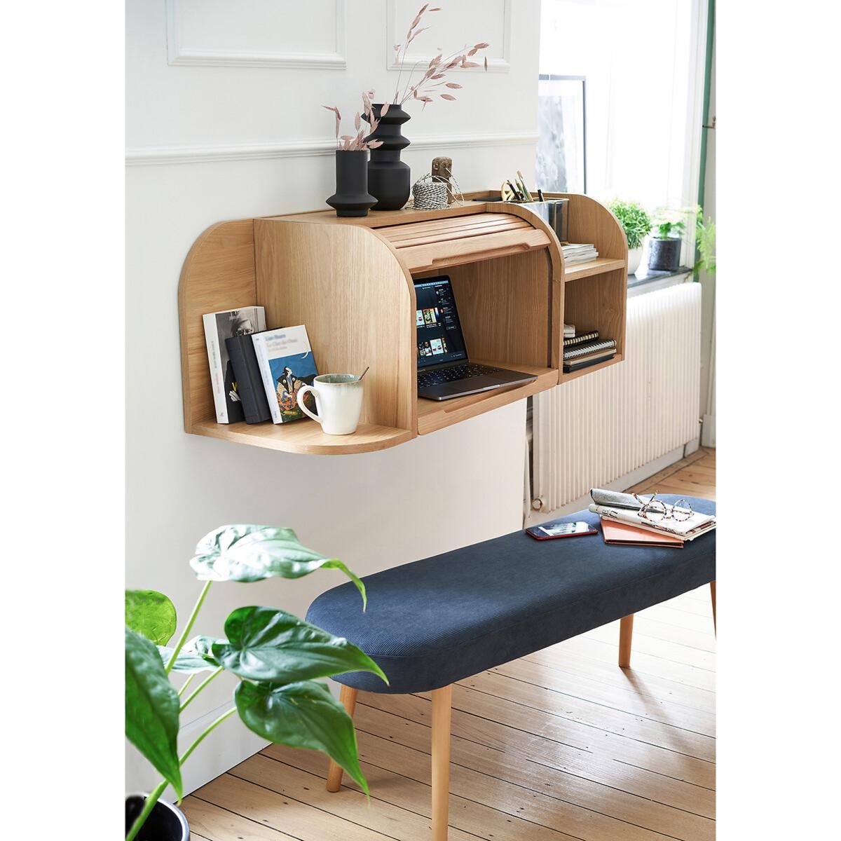 Wapong Curtain Accent Wall Desk – image 8