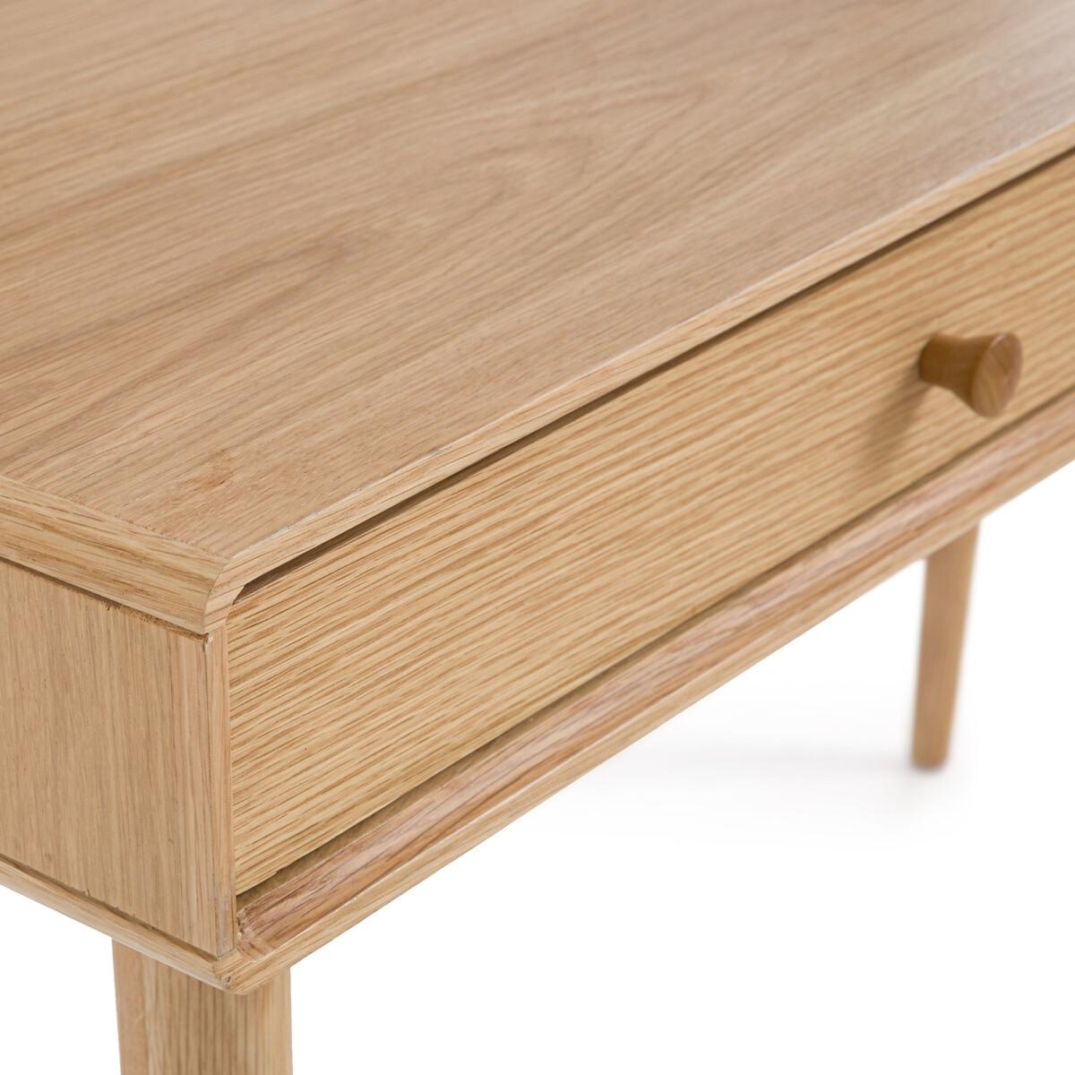 Miji Oak Veneer 2-Drawer Desk – image 5