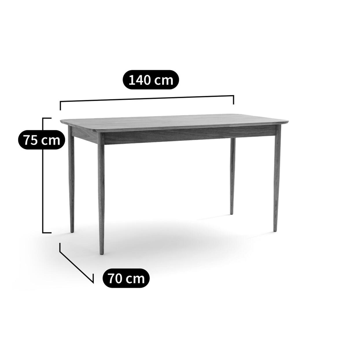 Judith Solid Oak Desk – image 5
