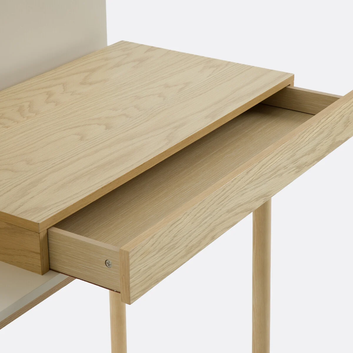 Graphy 1 Drawer Desk in Oak Veneer – image 6