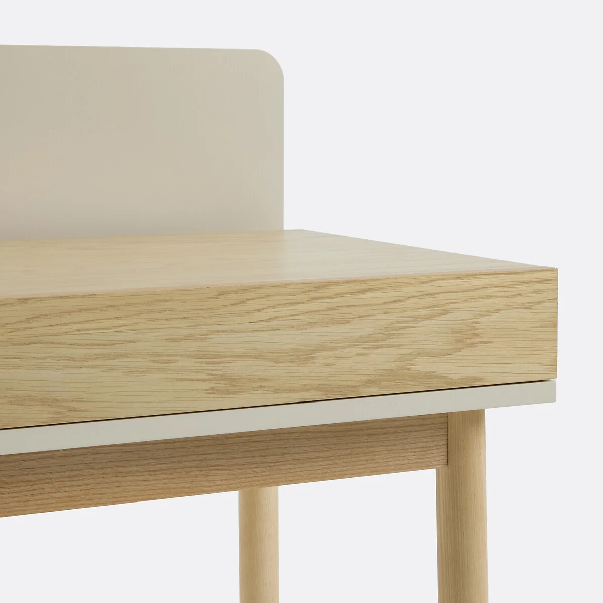 Graphy 1 Drawer Desk in Oak Veneer – image 8
