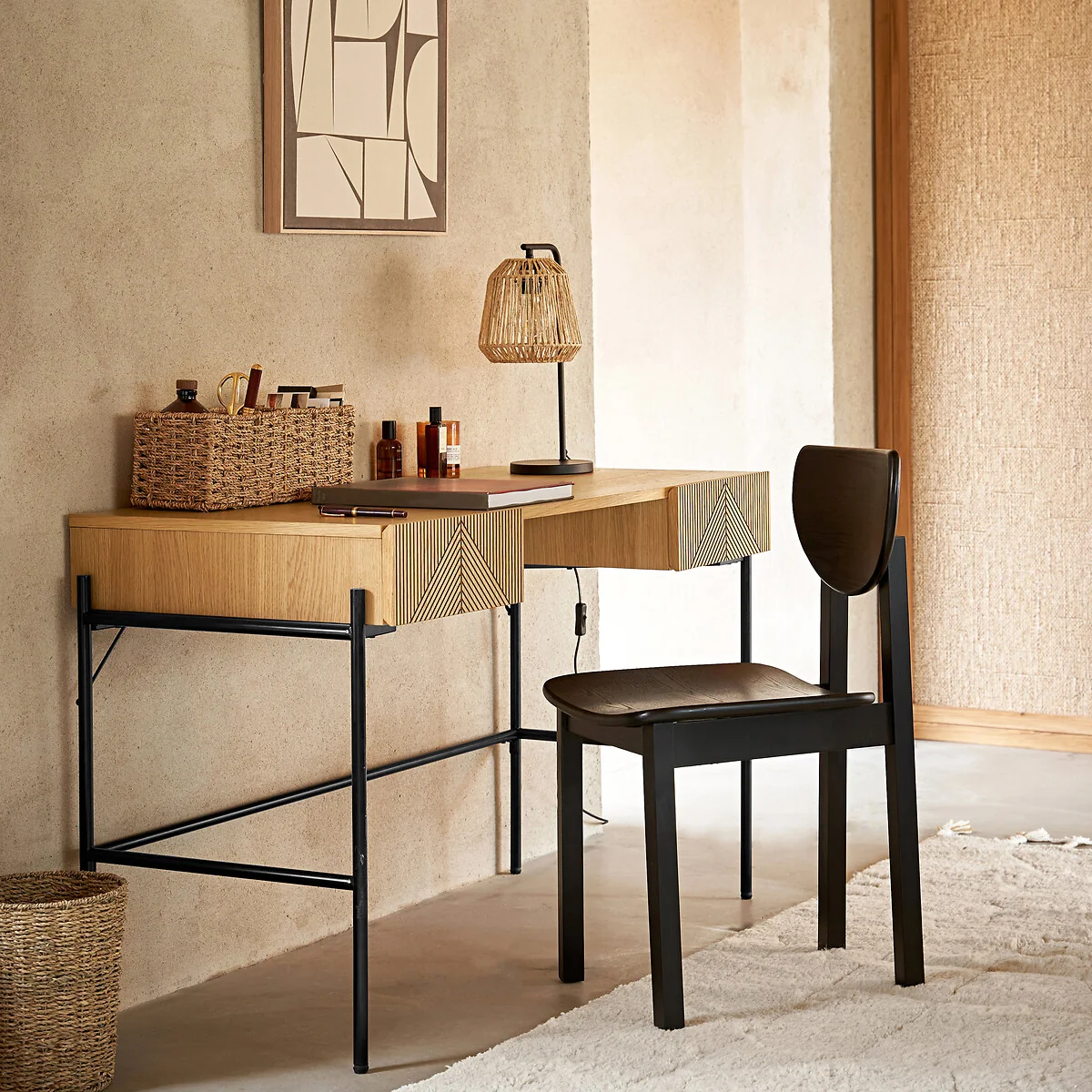 Lodge 2-Drawer Desk – image 2