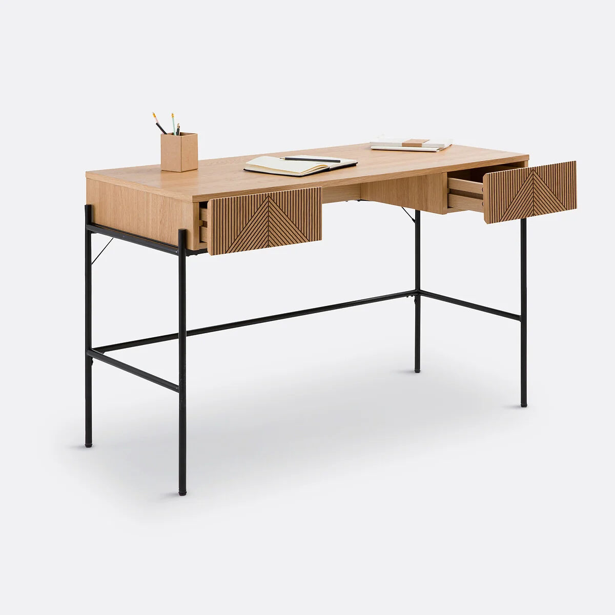 Lodge 2-Drawer Desk – image 3