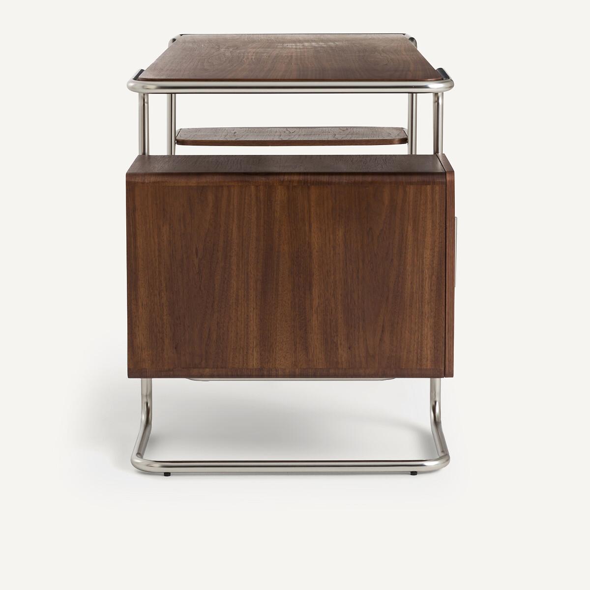 Emlyn Walnut & Metal Frame Desk – image 5