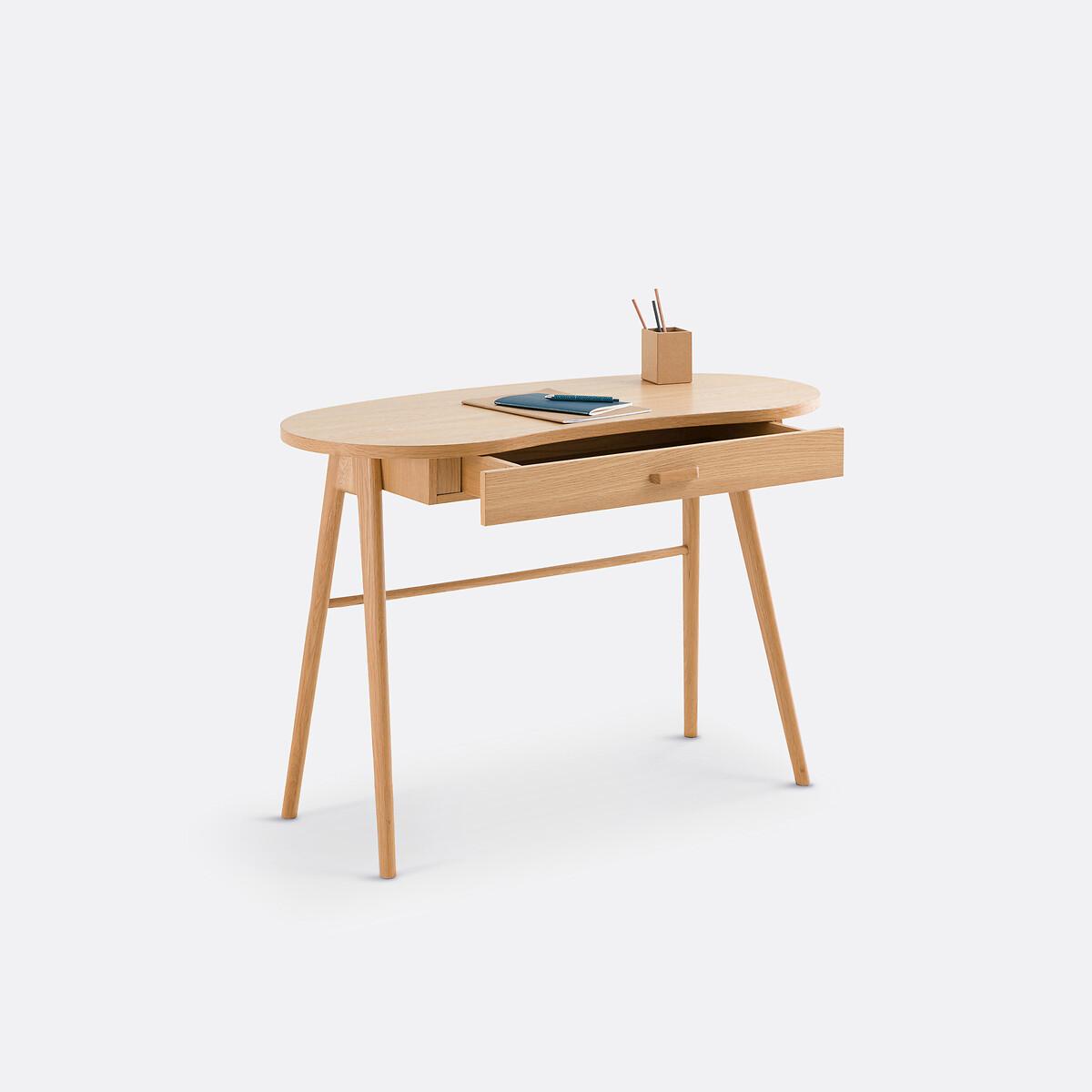 Anda Oak Veneer 1-Drawer Desk – image 4