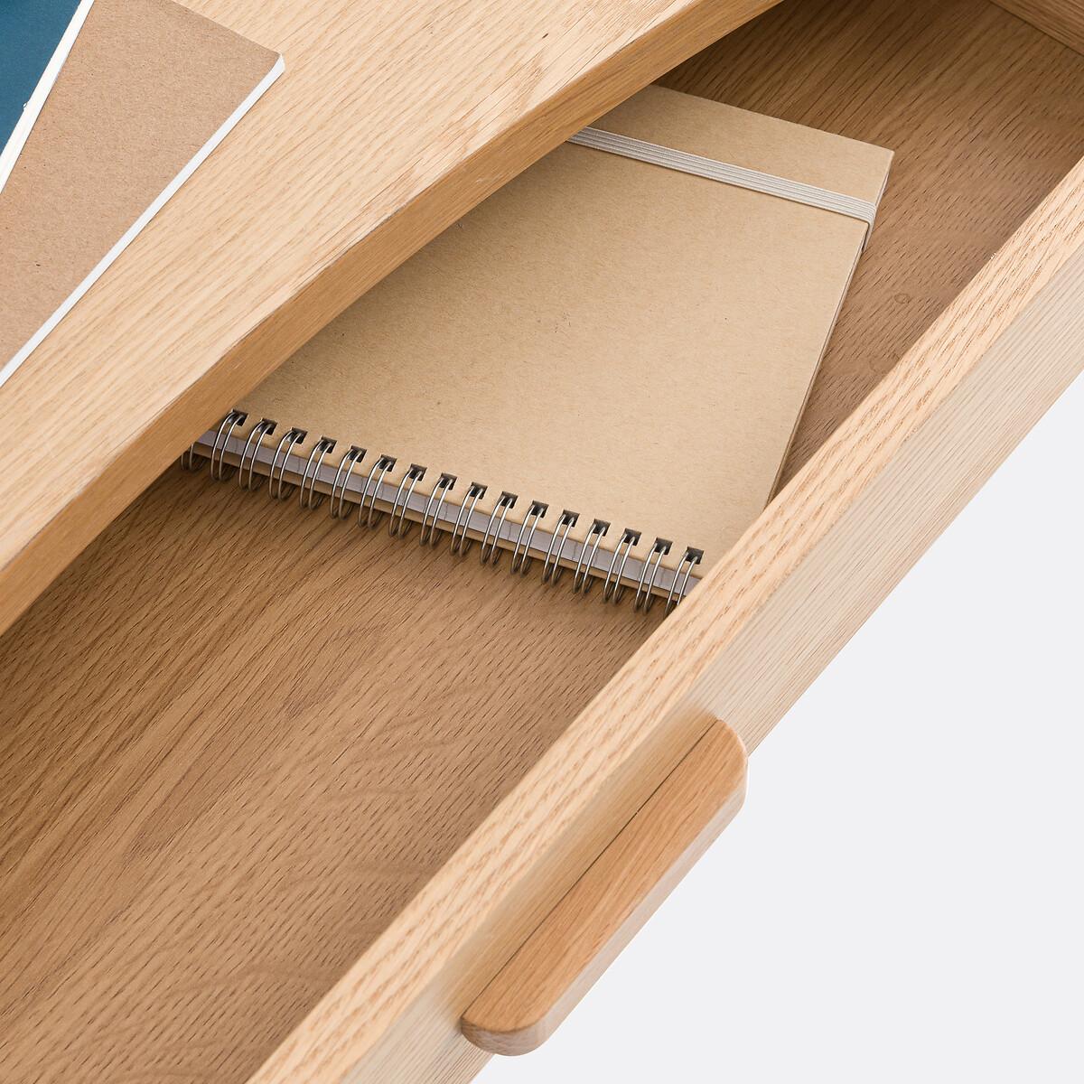 Anda Oak Veneer 1-Drawer Desk – image 7