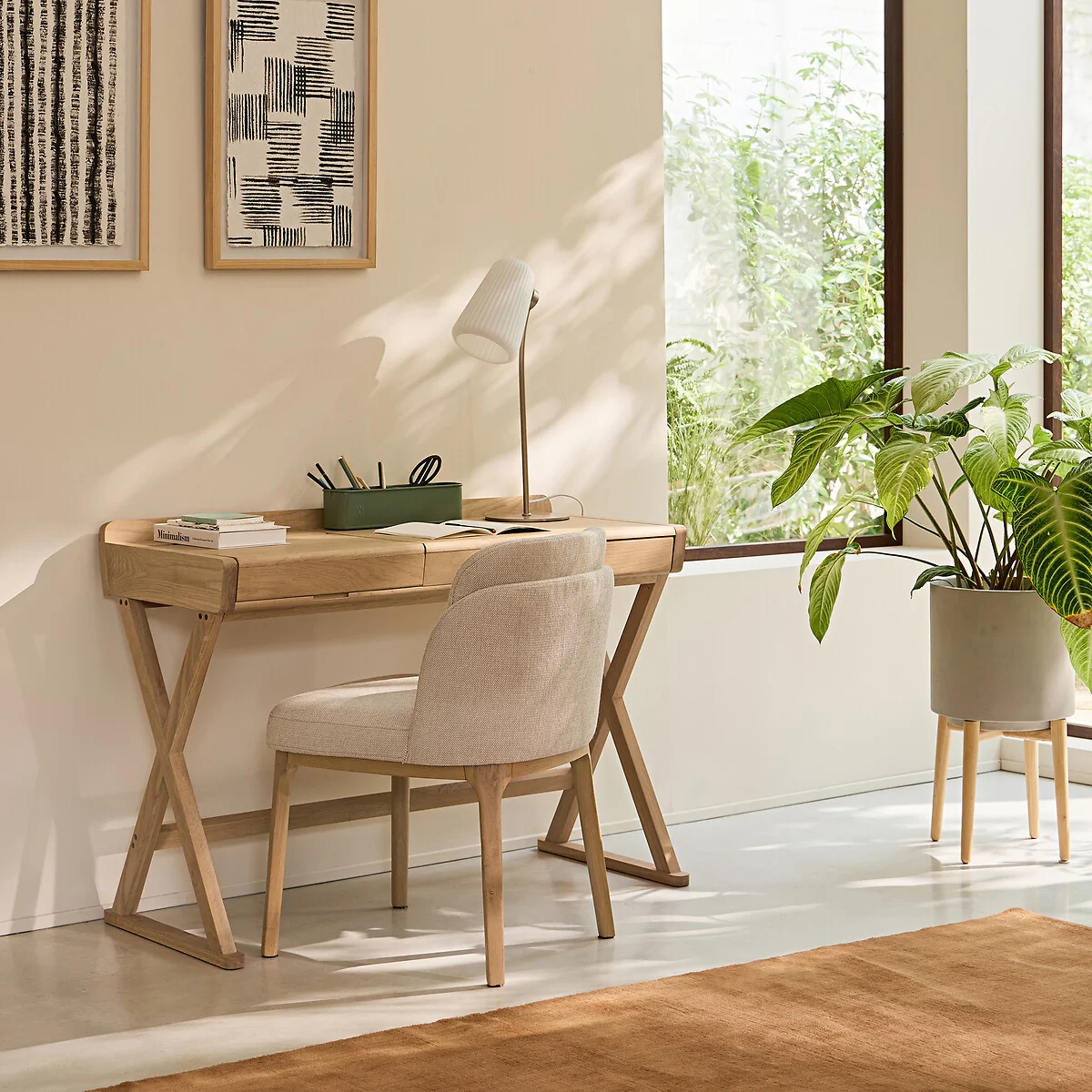Brixton Oak and Veneered Desk, Designed By Emmanuel Gallina – image 2