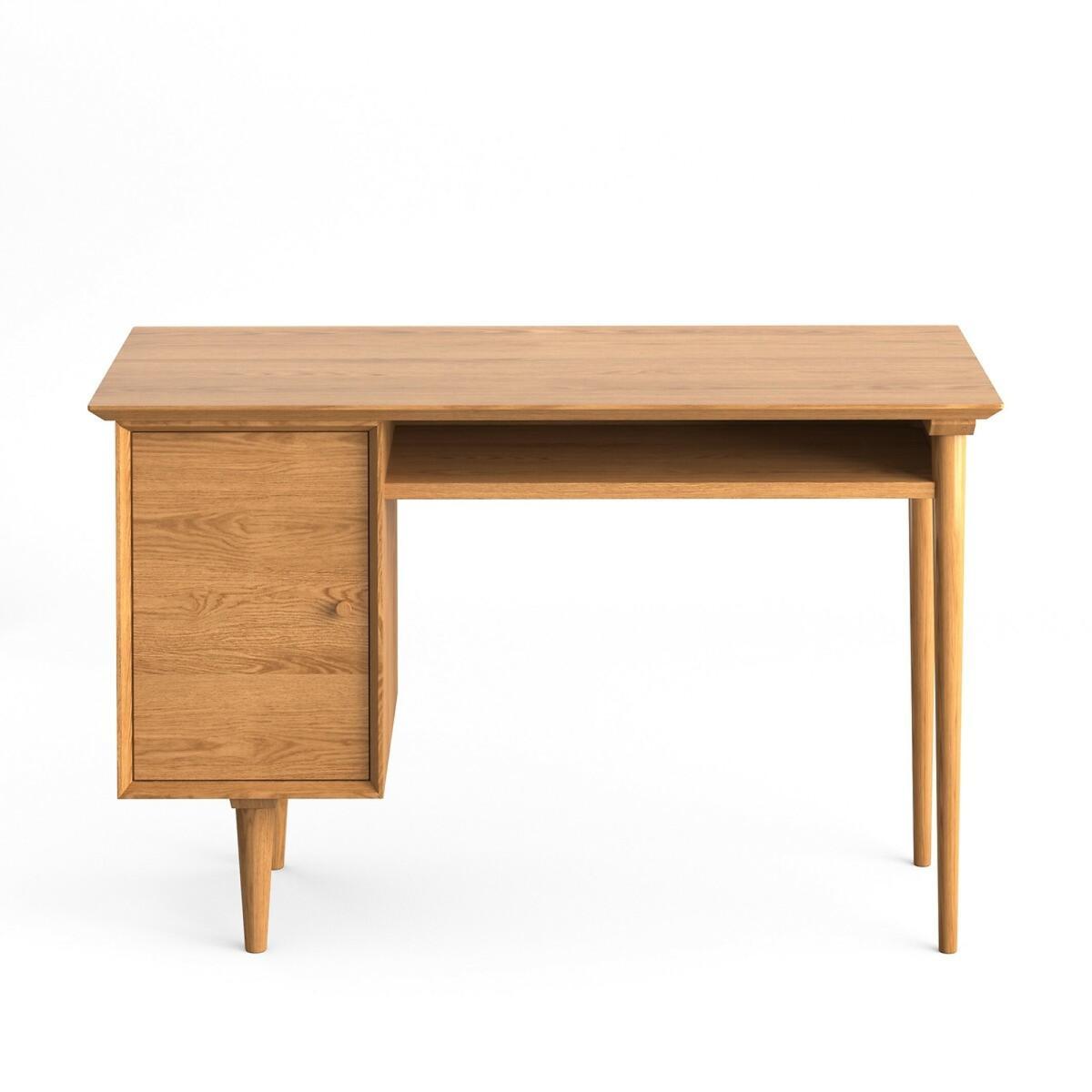 Quilda Vintage-Style Desk with 1 Cupboard – image 2