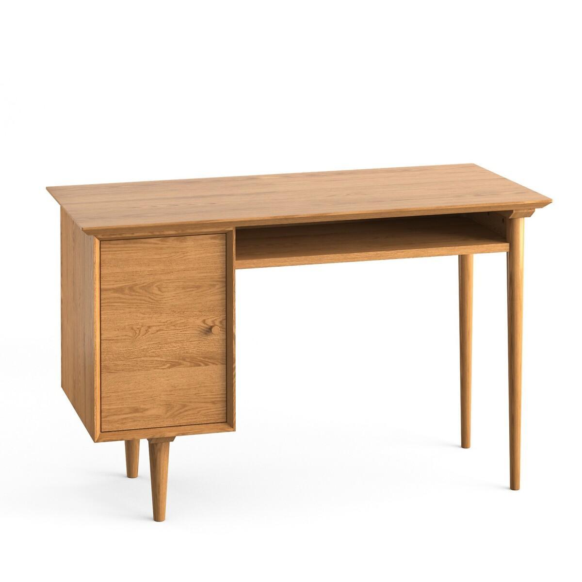 Quilda Vintage-Style Desk with 1 Cupboard – image 3