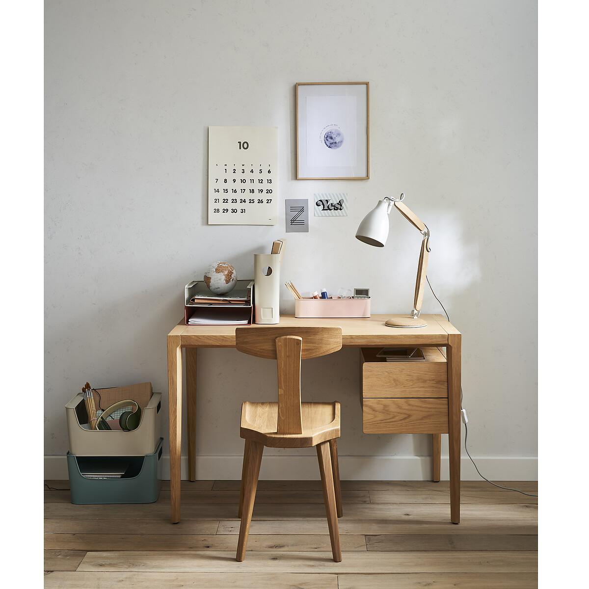 Nizou Oak Veneered Desk, by E. Gallina – image 7