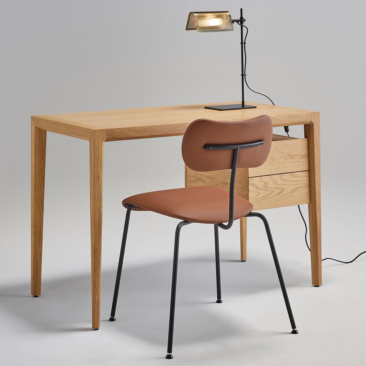 Nizou Oak Veneered Desk, by E. Gallina – image 9