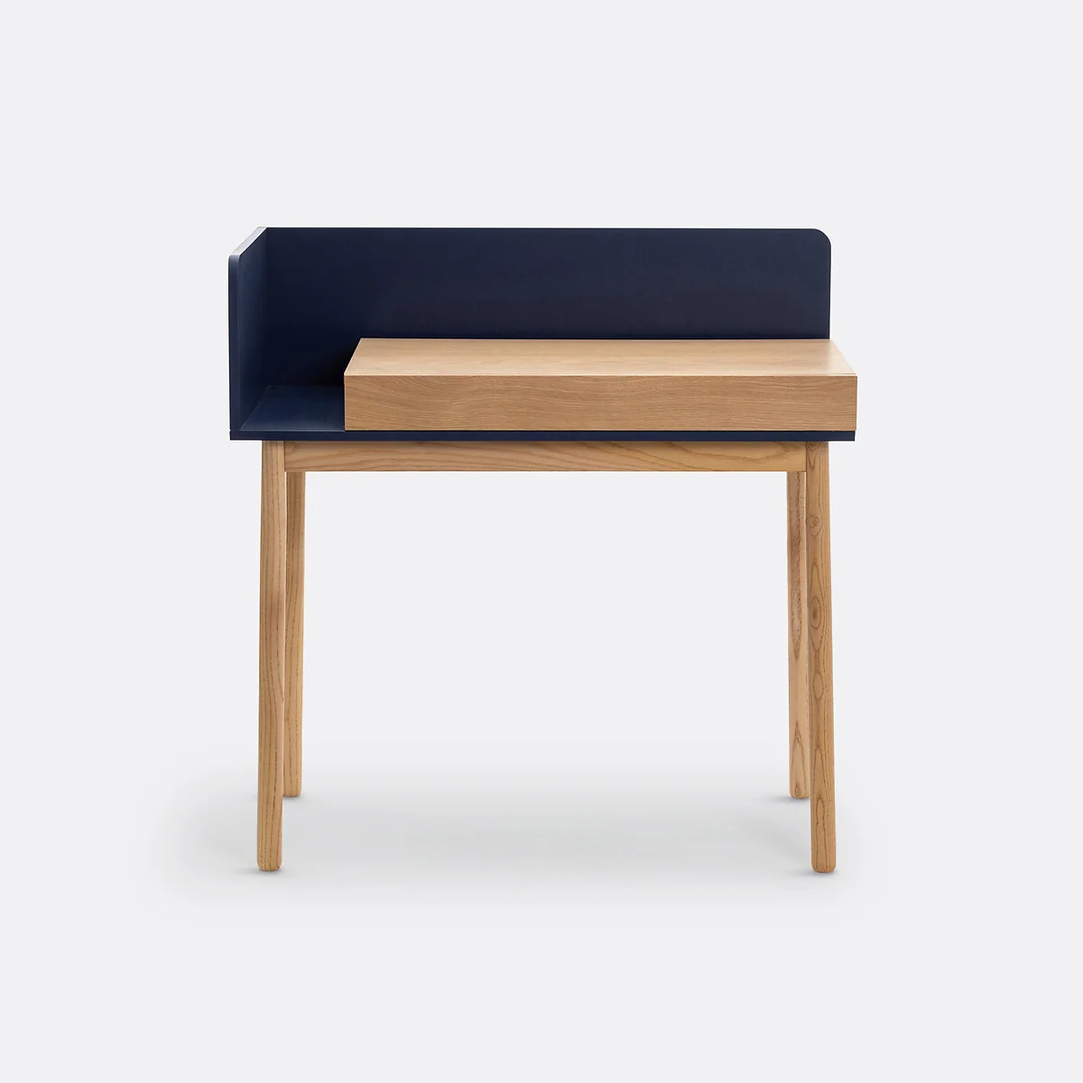 Graphy 1 Drawer Desk in Oak Veneer – image 3