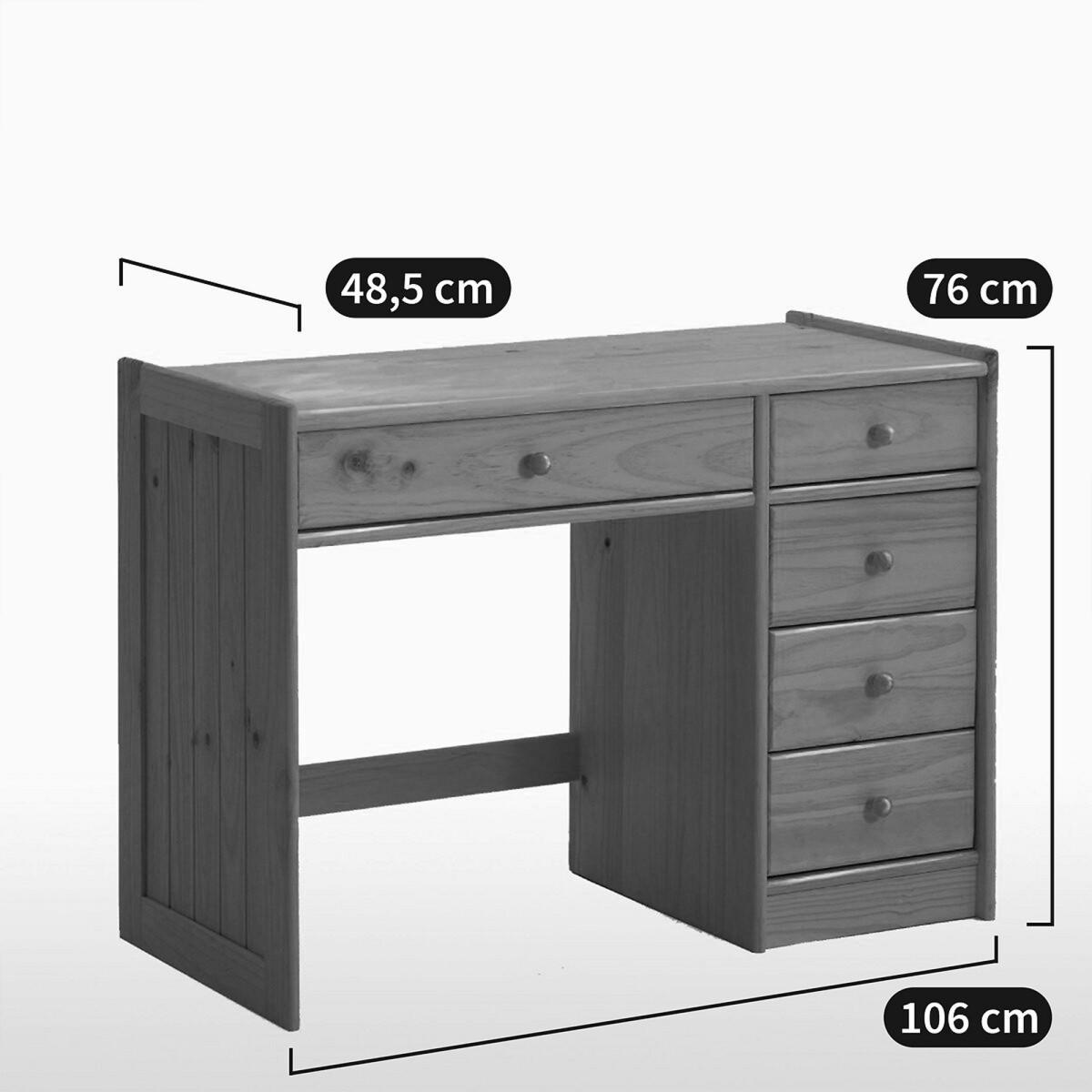 Gaby Solid Pine Desk – image 6