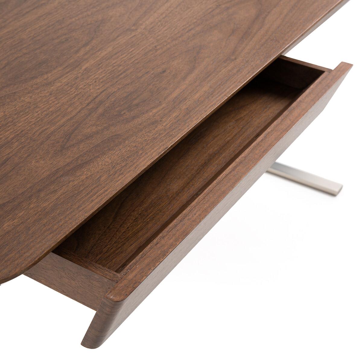 Jackson Walnut & Satin Nickel Desk – image 4