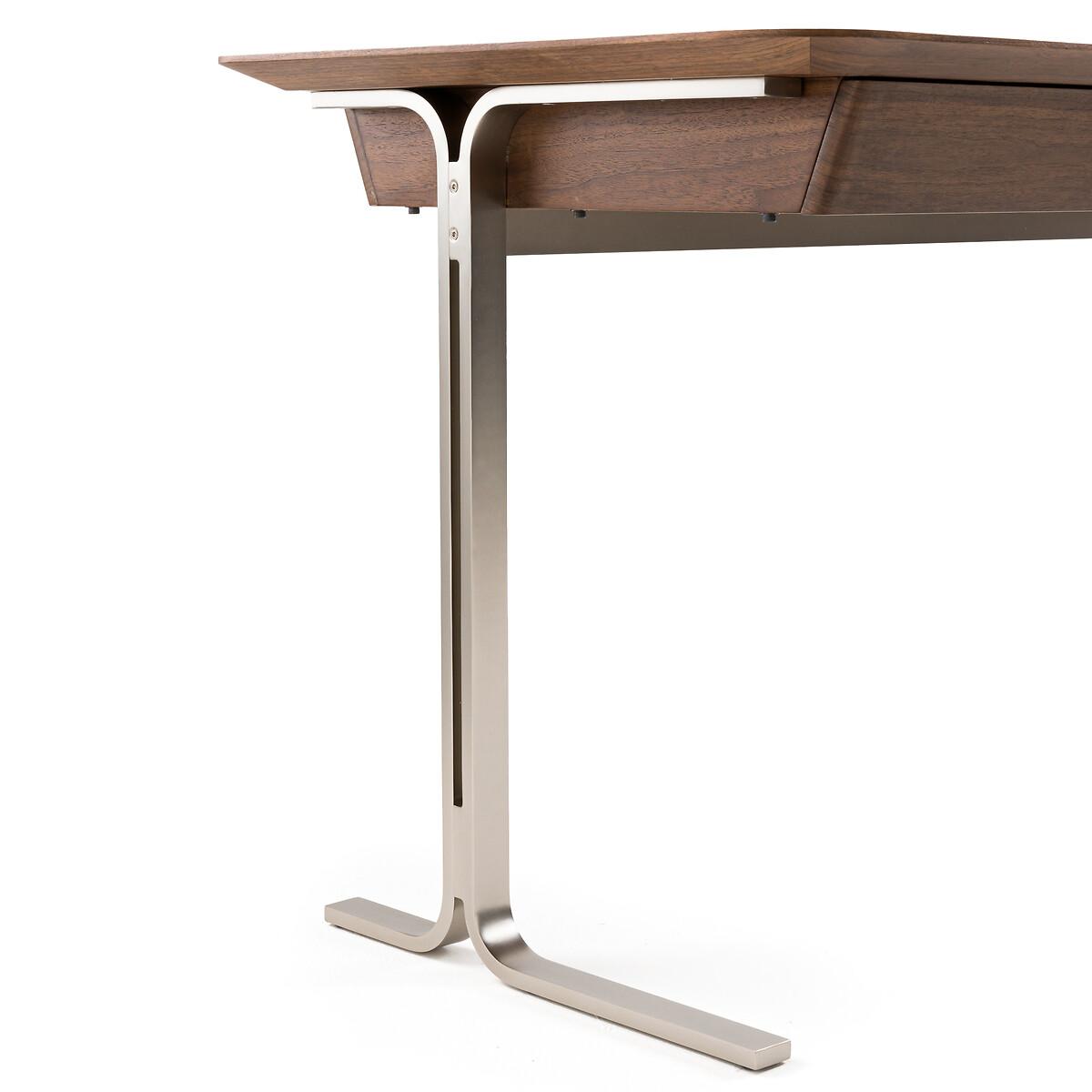 Jackson Walnut & Satin Nickel Desk – image 5