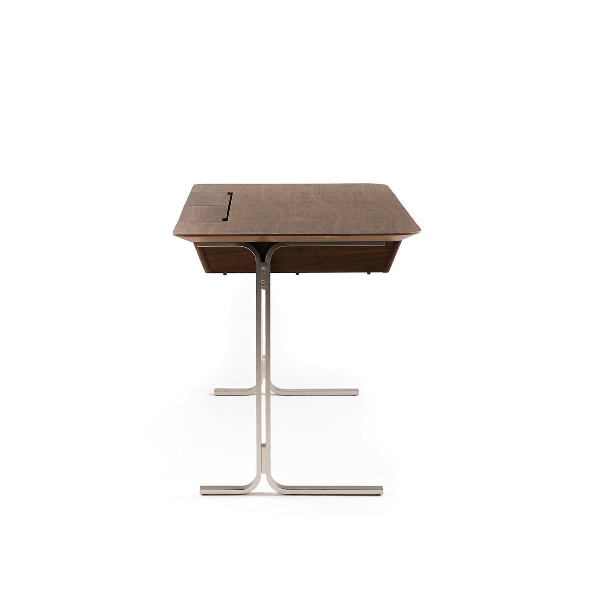 Jackson Walnut & Satin Nickel Desk – image 10