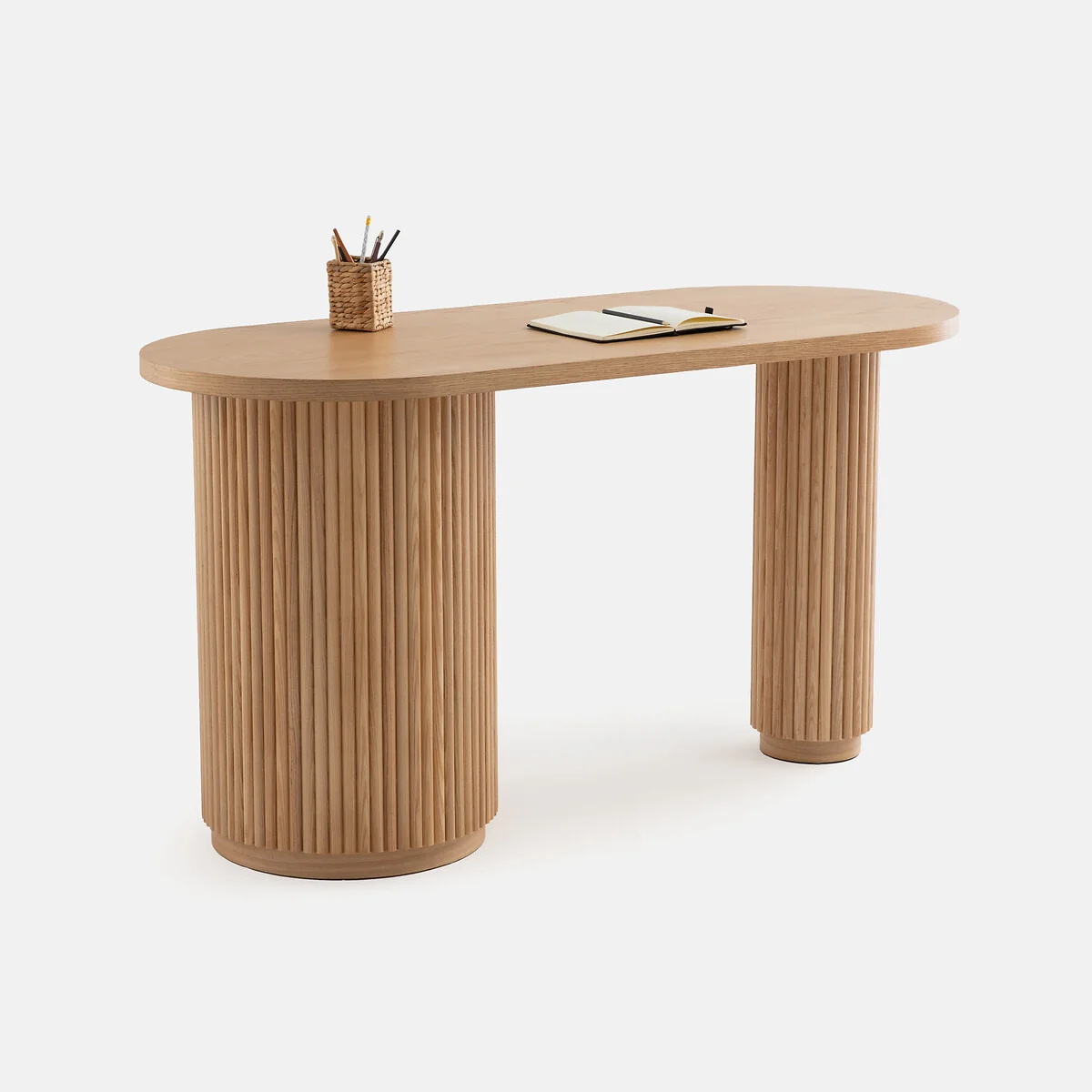 Genna Organically Shaped Desk with 1 Door – image 5
