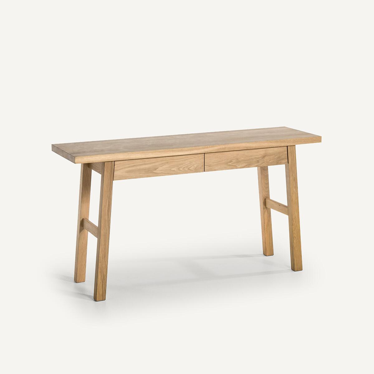 Liu Solid Oak Console Desk – image 2