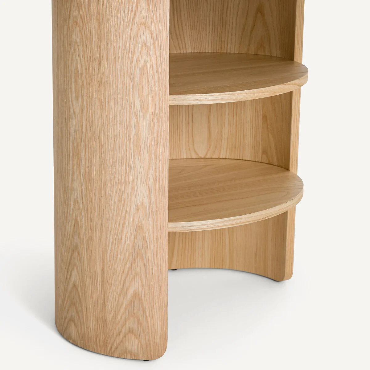 Smith Desk with Organic Shape in Oak Veneer – image 4