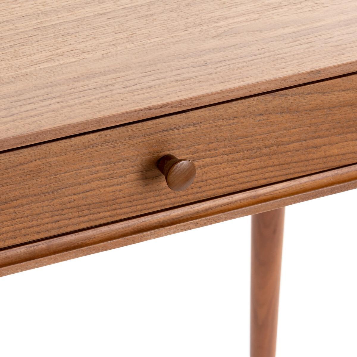 Miji Walnut Desk with Drawer – image 6