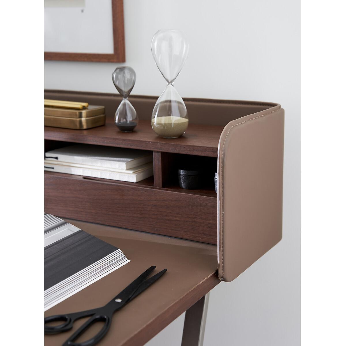 Nelsen Walnut Veneer Secretary Desk – image 8