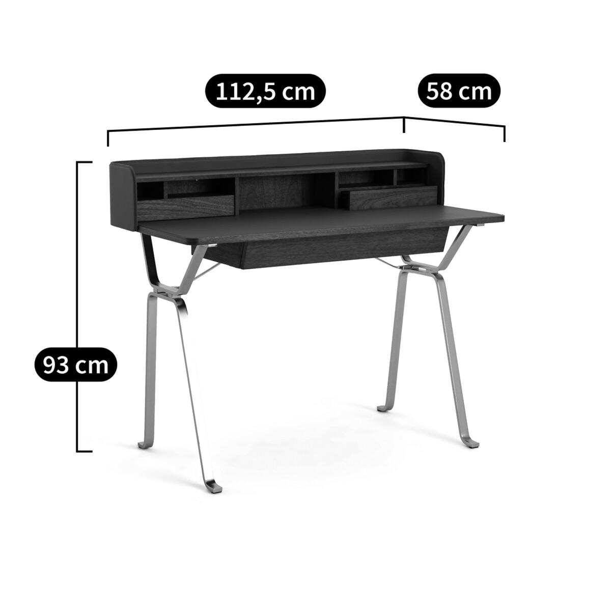 Nelsen Walnut Veneer Secretary Desk – image 10