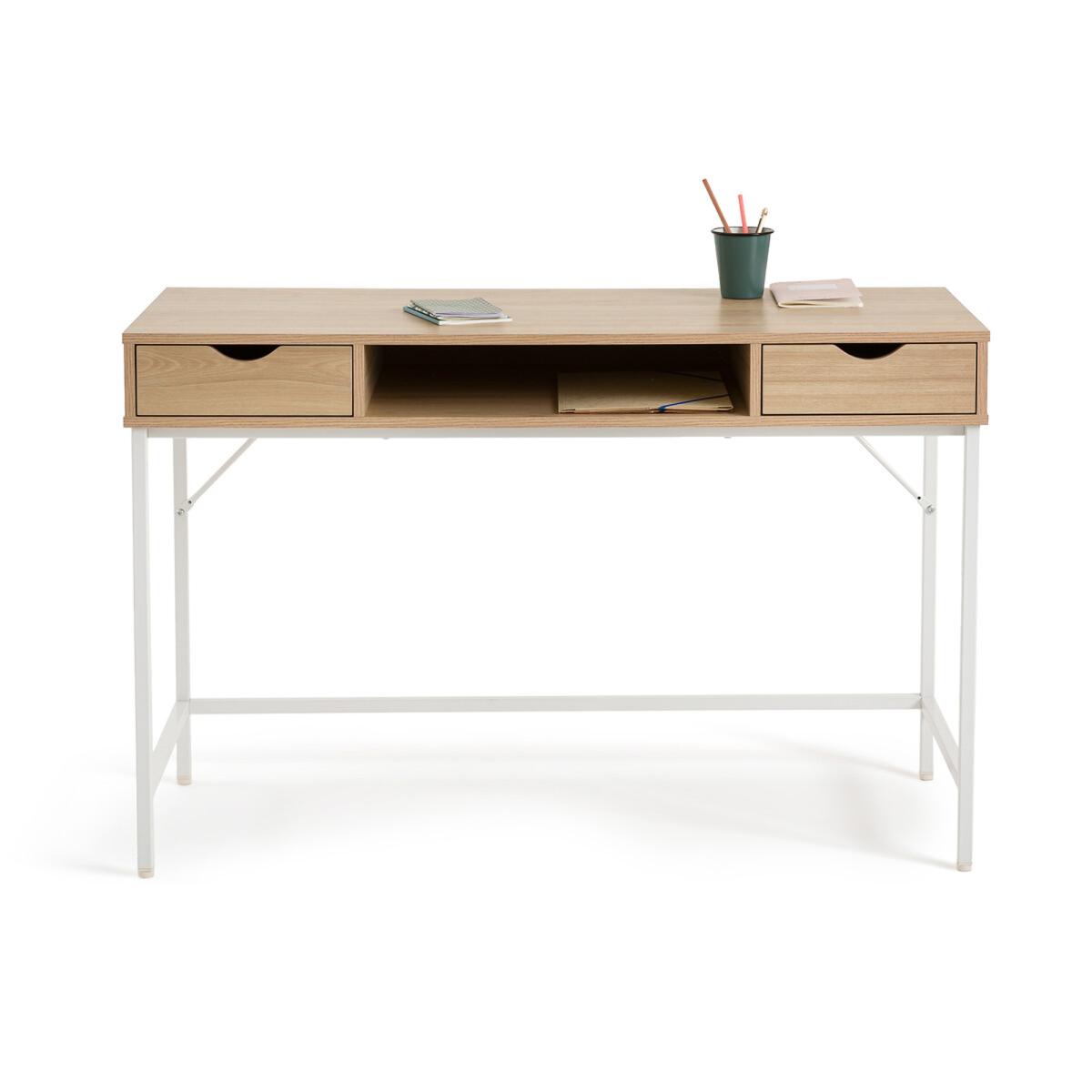 Dariel Wood & Metal Desk – image 2