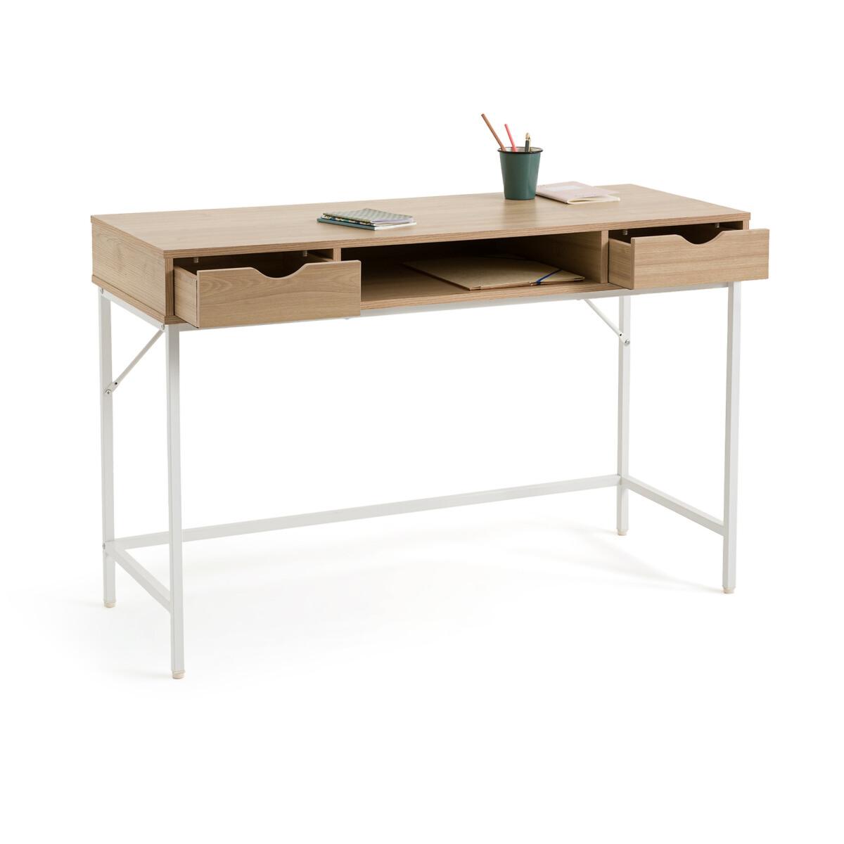 Dariel Wood & Metal Desk – image 3