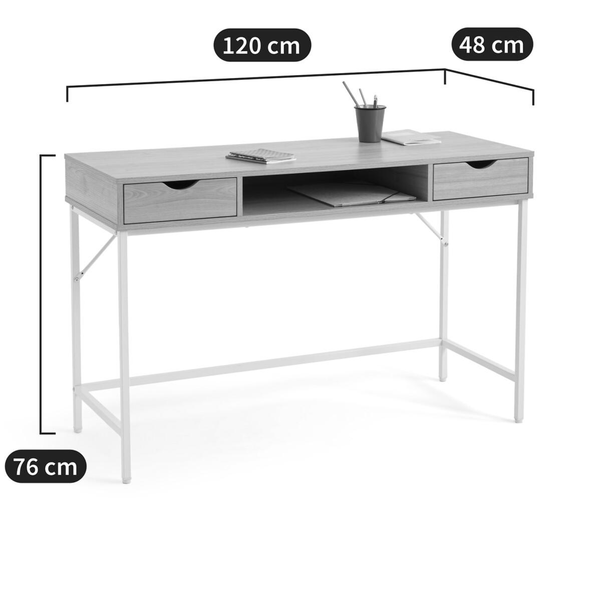Dariel Wood & Metal Desk – image 5