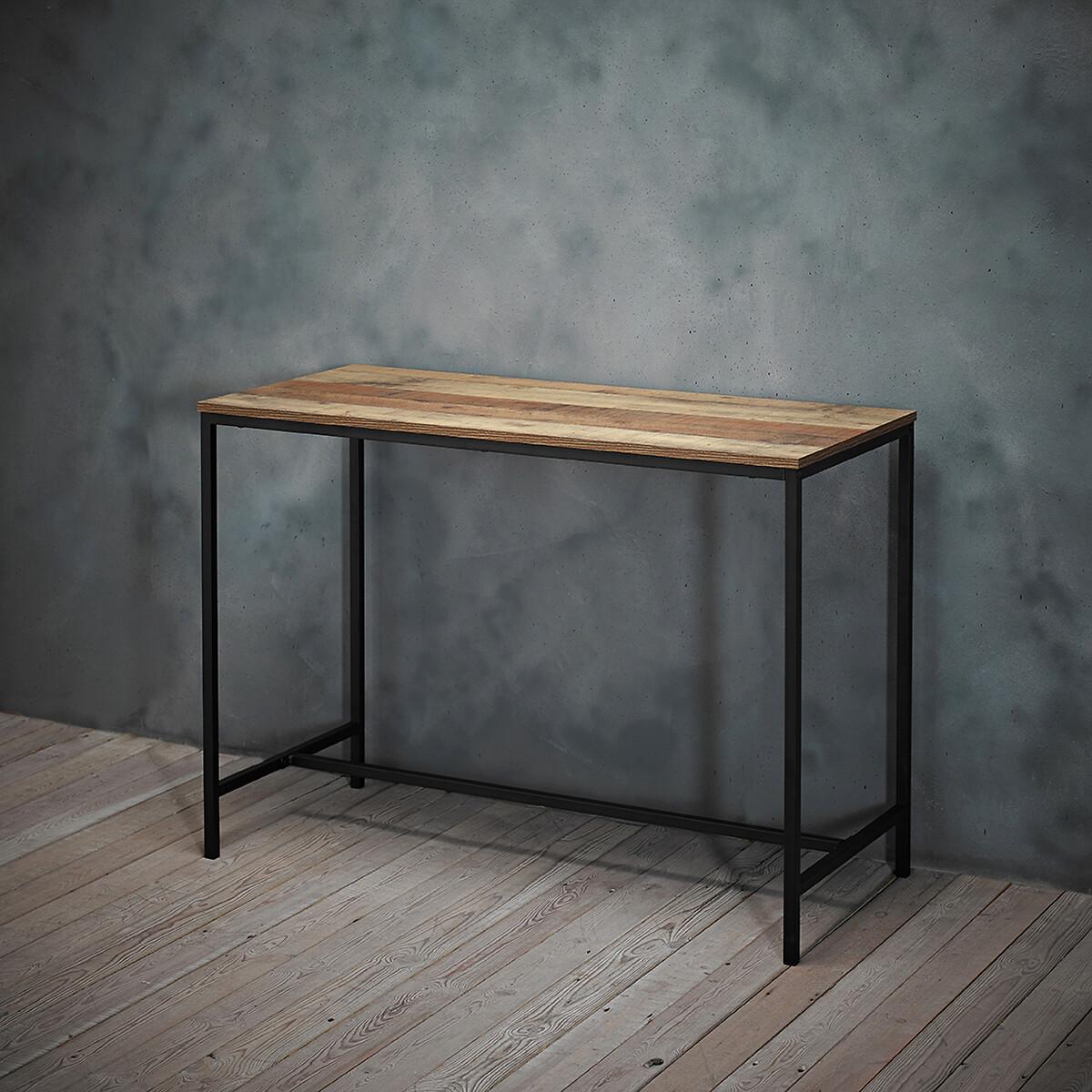 Industrial Style Oak Effect Desk – image 1