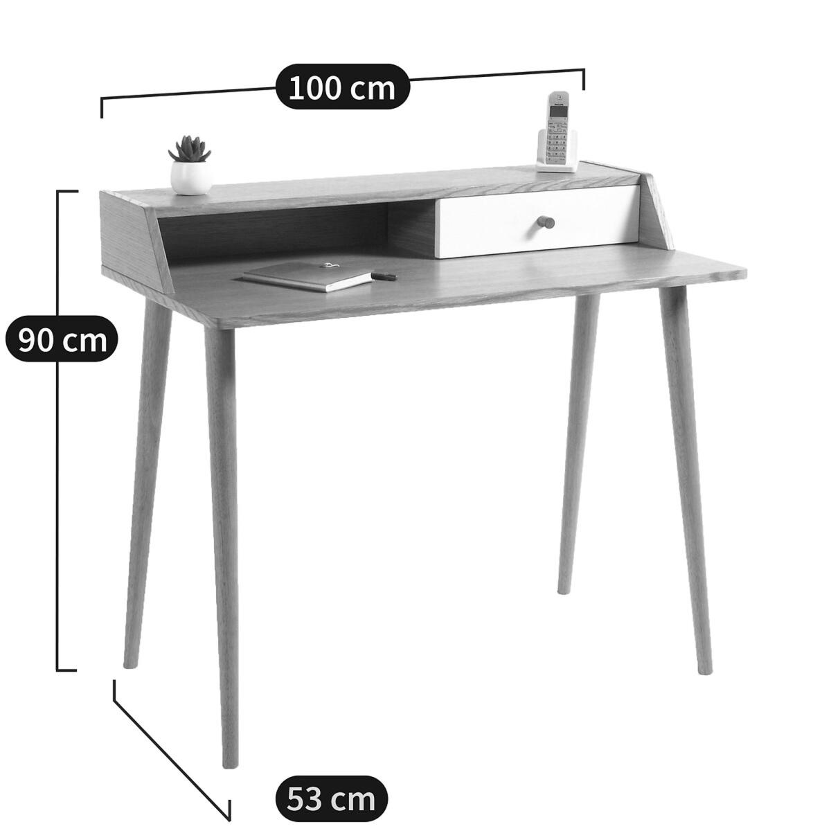 Clairoy Desk With 1 Drawer – image 6